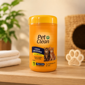 Lenço Umedecido Para Gatos Pet Clean